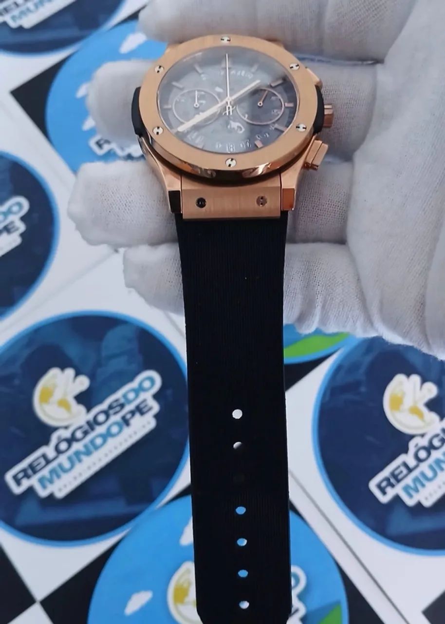 RELÓGIO HB BIG BANG CHNOGRAPH ROSE - Foto 2