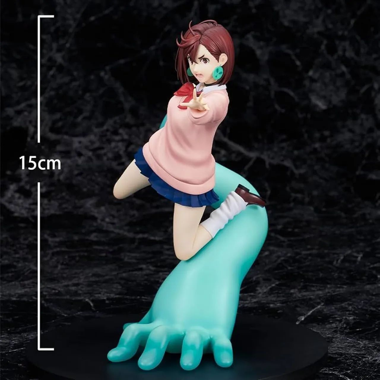  Figure Momo Ayase Dandadan 15cm com Caixa | Colecionável Anime  - Foto 3