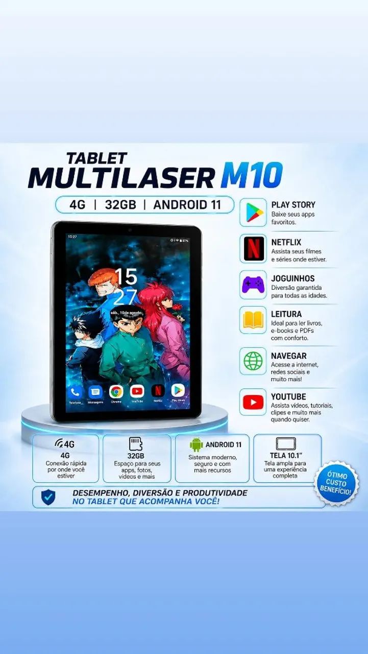 Tablet Multilaser M10 
