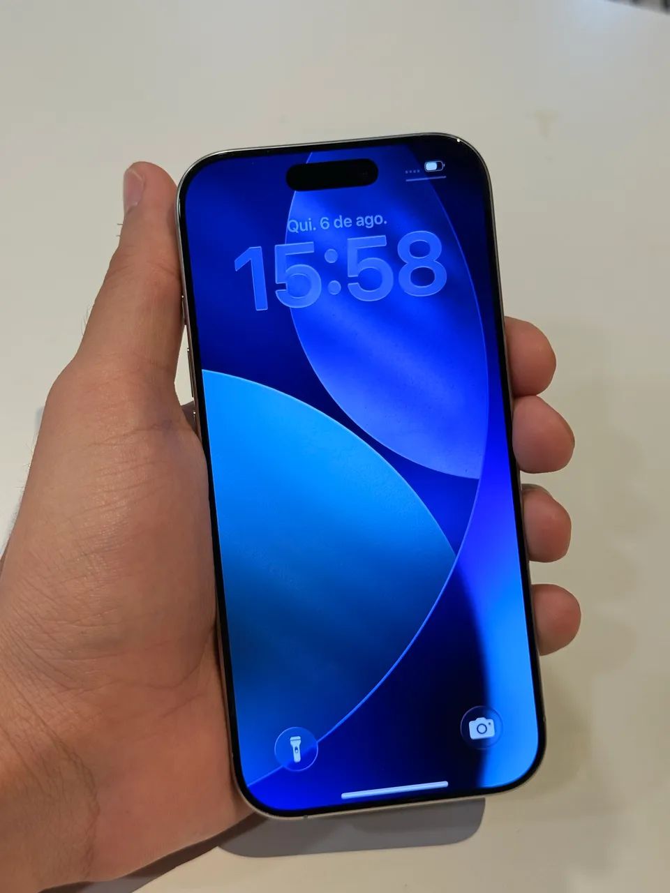 Iphone 16 Pro 128gb Titânio Natural - Foto 2