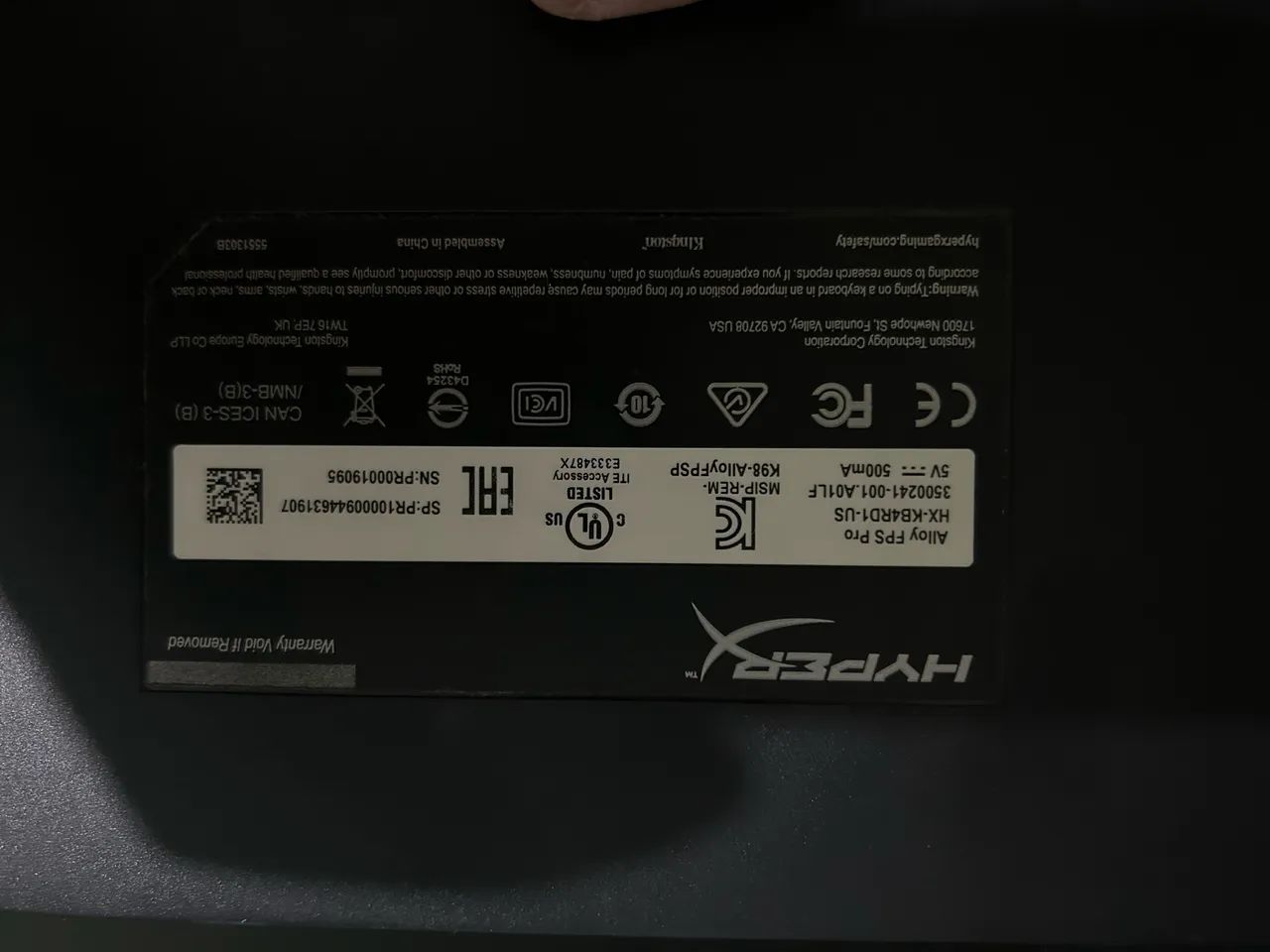 HyperX Alloy FPS Pro Mechanical Keyboard488216473141268483