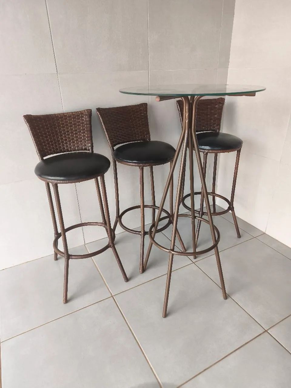 Banquetas de balcão americano 