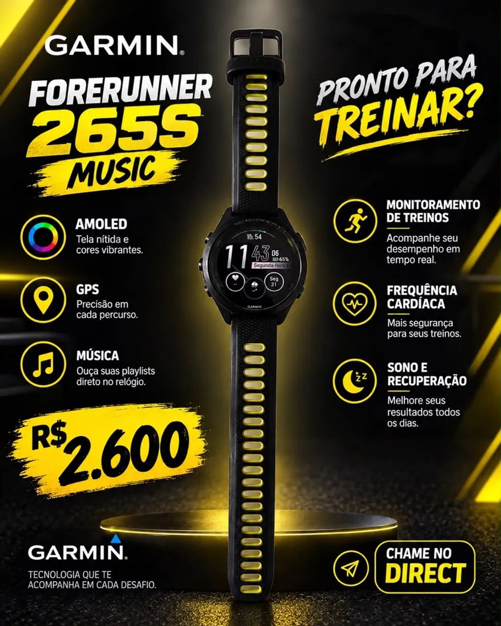 Garmin Forerunner 265s Music