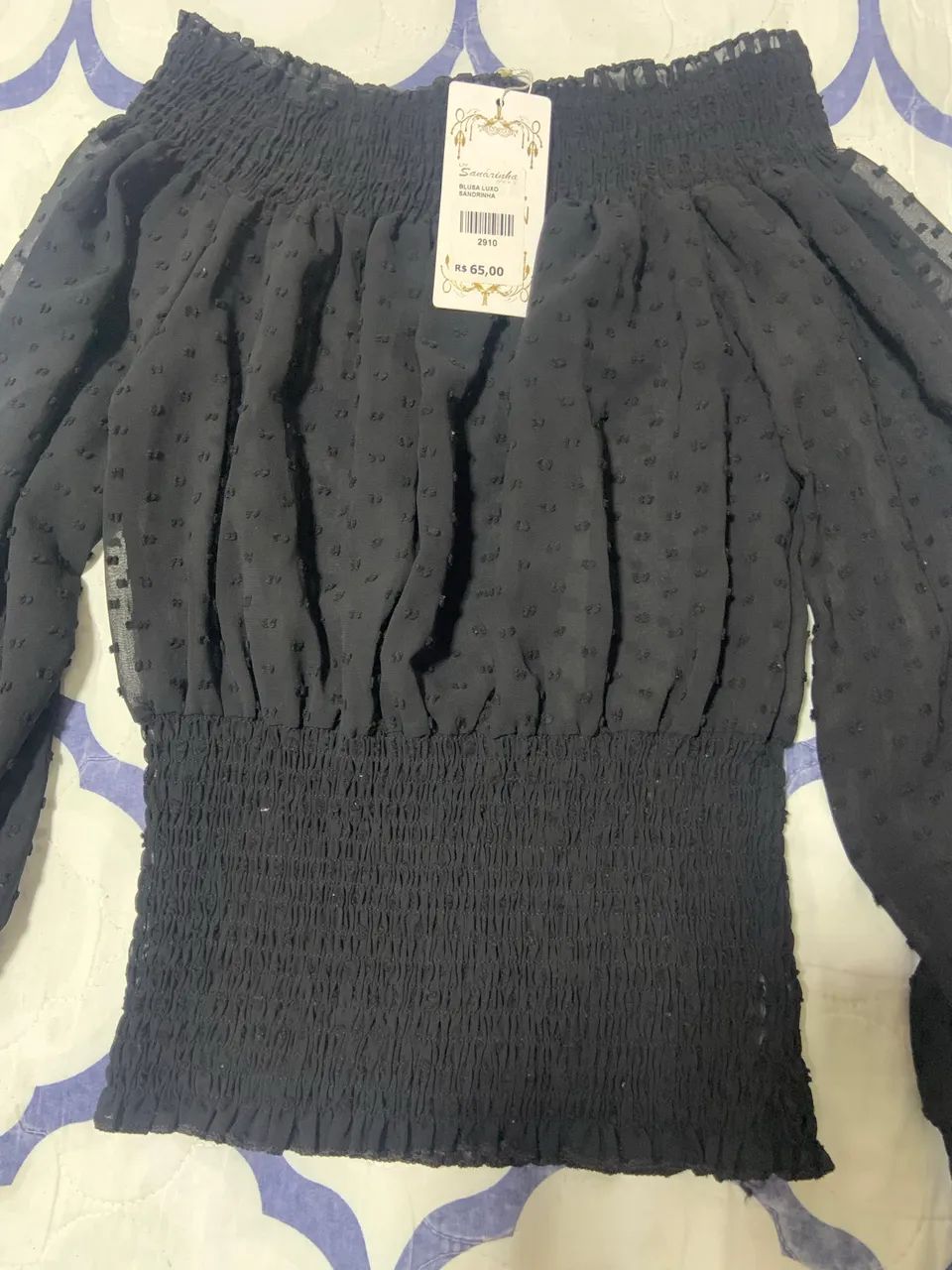 Blusa feminina ombro a ombro 