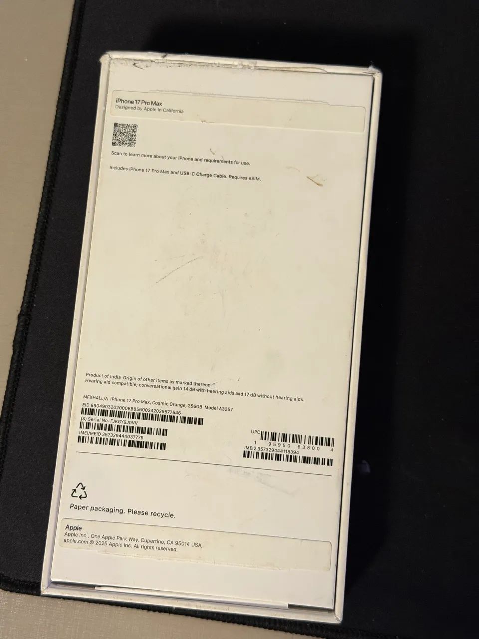 iPhone 17 pro Max 256 Laranja  - Foto 3