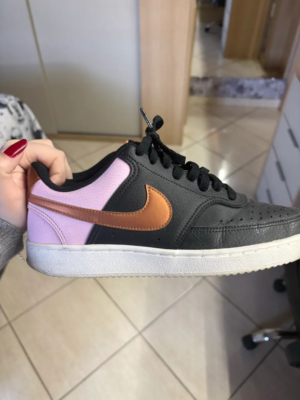 Nike Court Vision Low preto