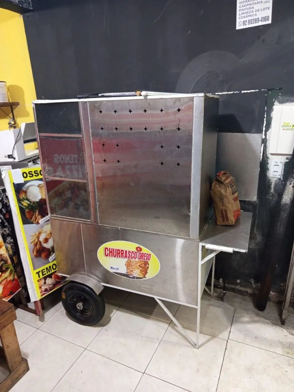 Carrinho de Churrasco Grego - Foto 3