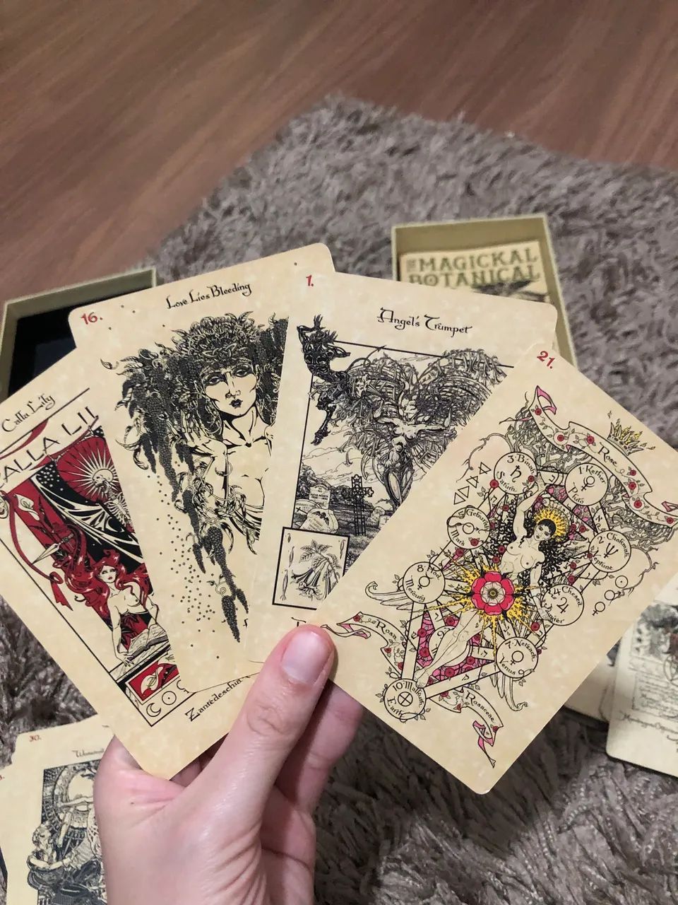 Oráculo/baralho/deck de cartas The Magickal Botanical  - Foto 5
