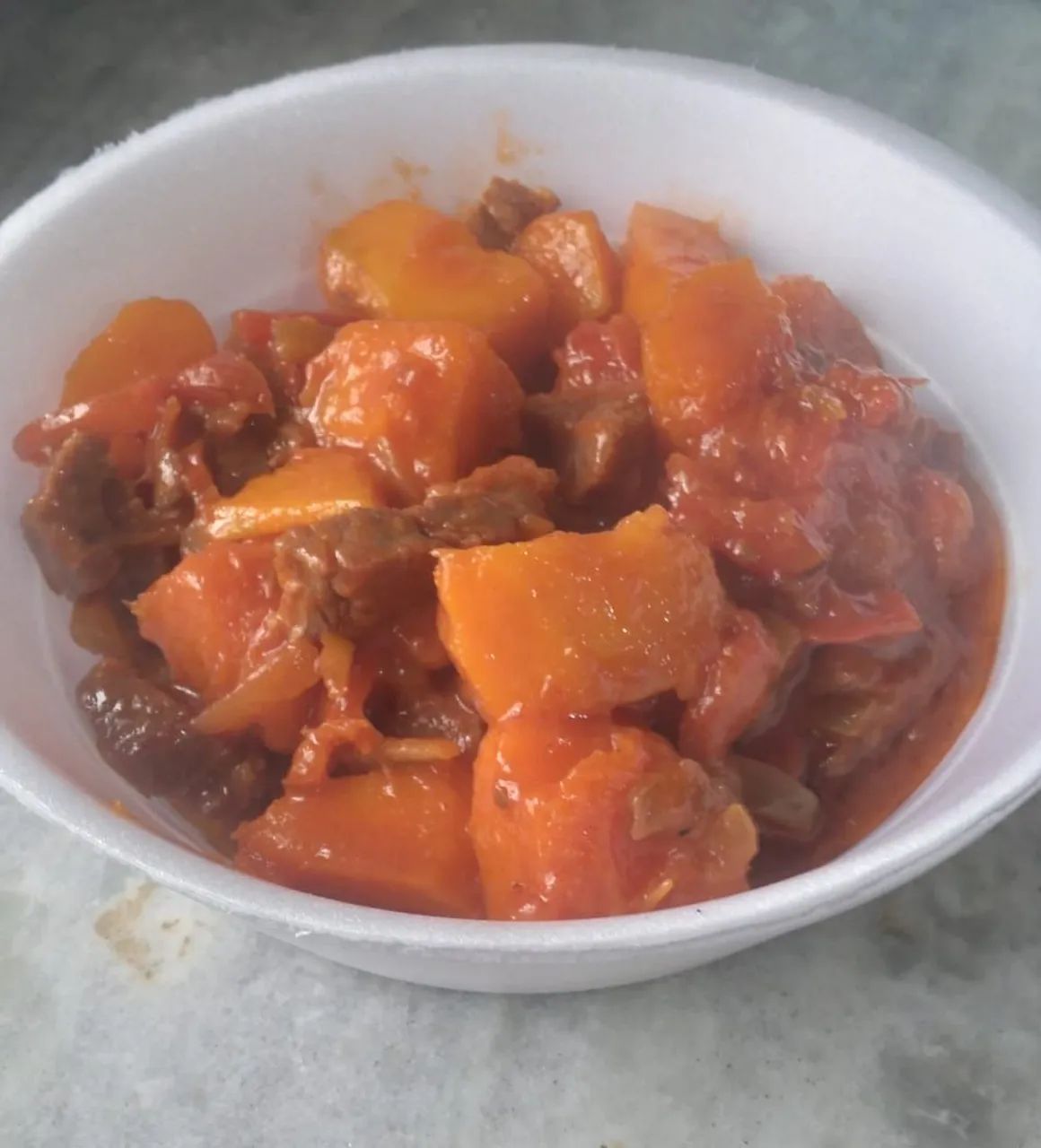 Carne-seca com Abóbora 
