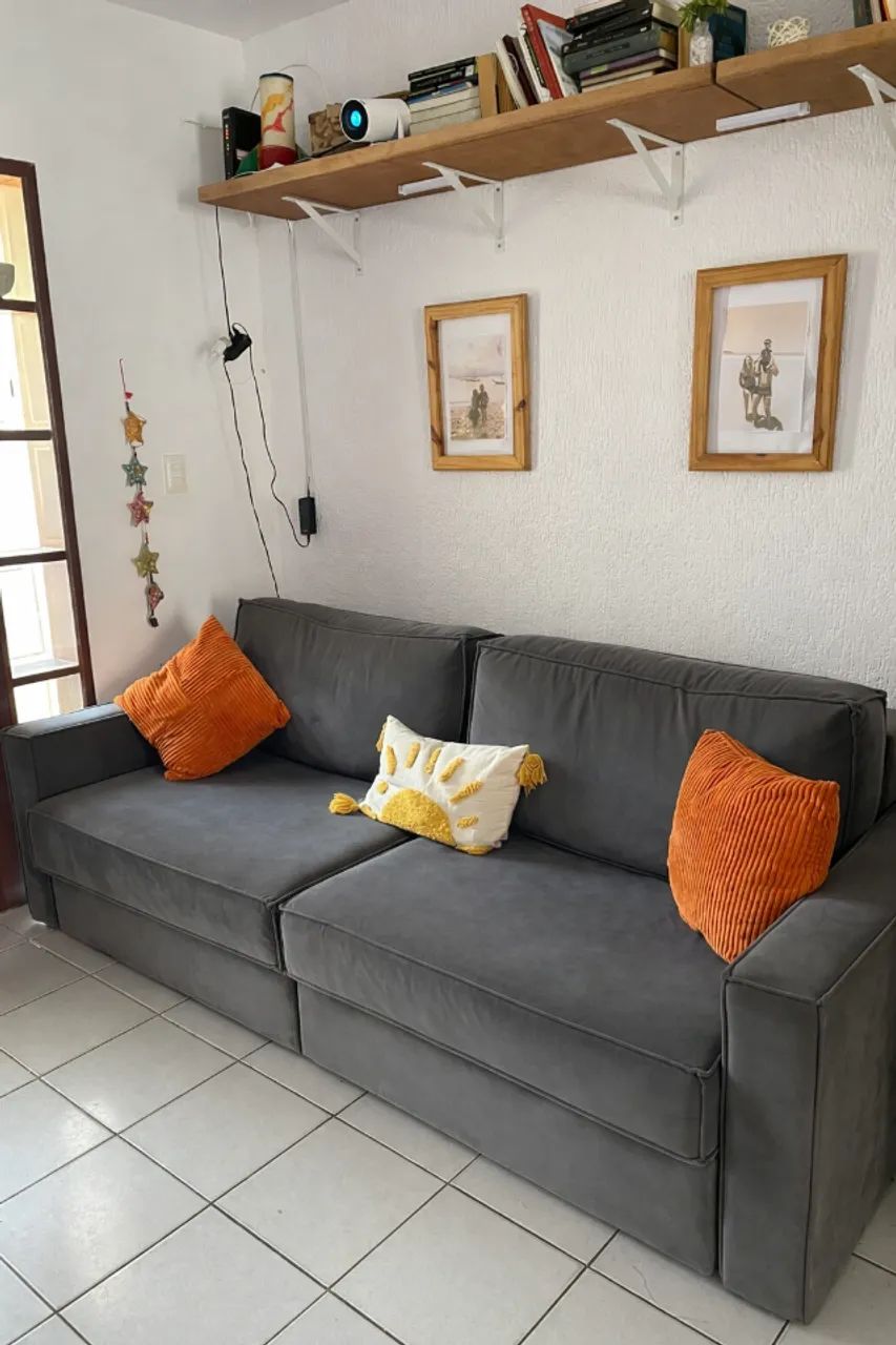 Sofá Retrátil e Reclinável 