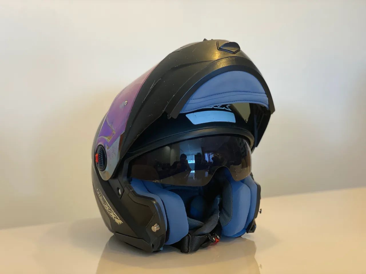 Capacete Texx - Escamoteavel e Lente - Foto 4