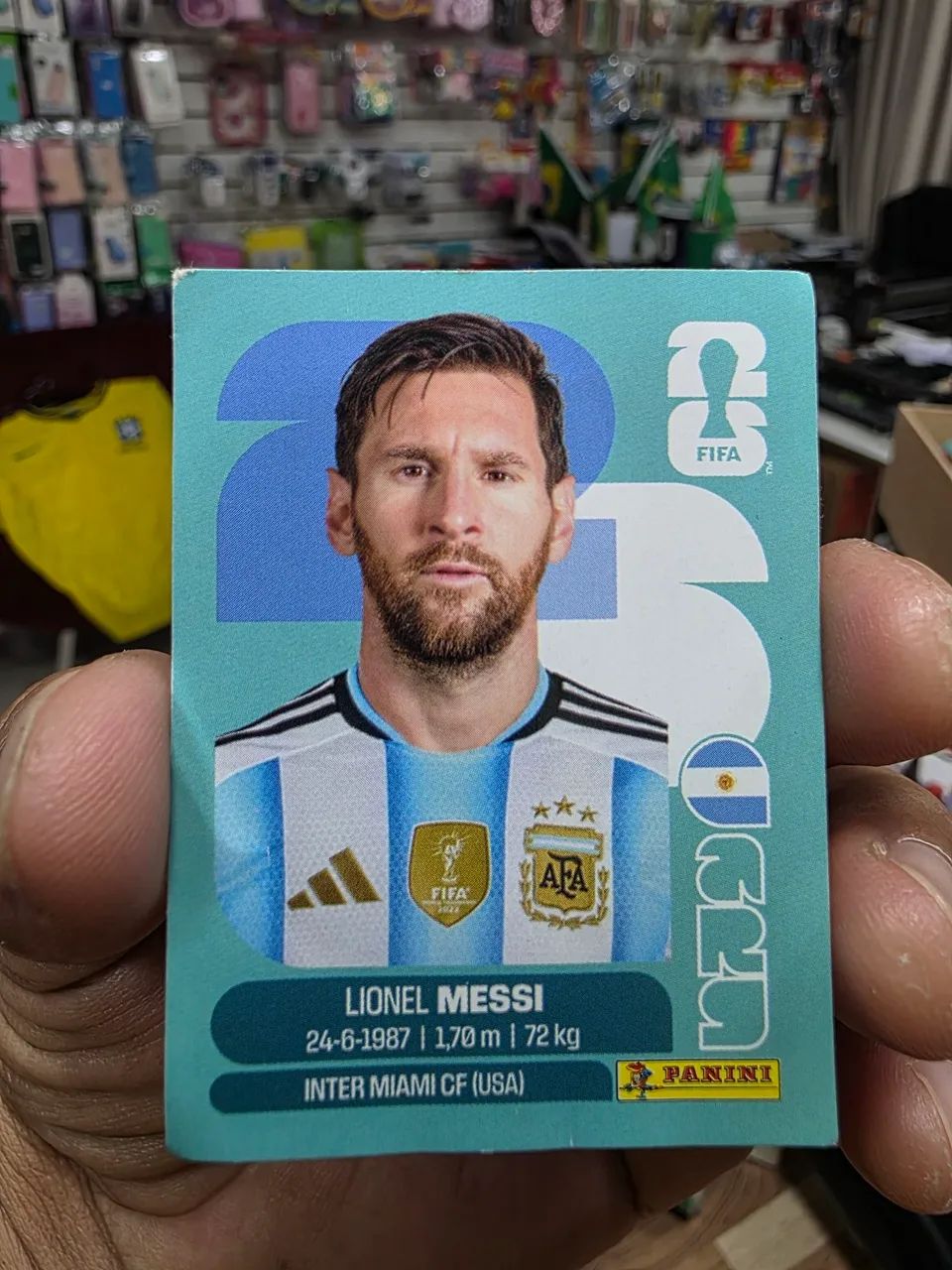 Figurinha Original Panini LIONEL MESSI