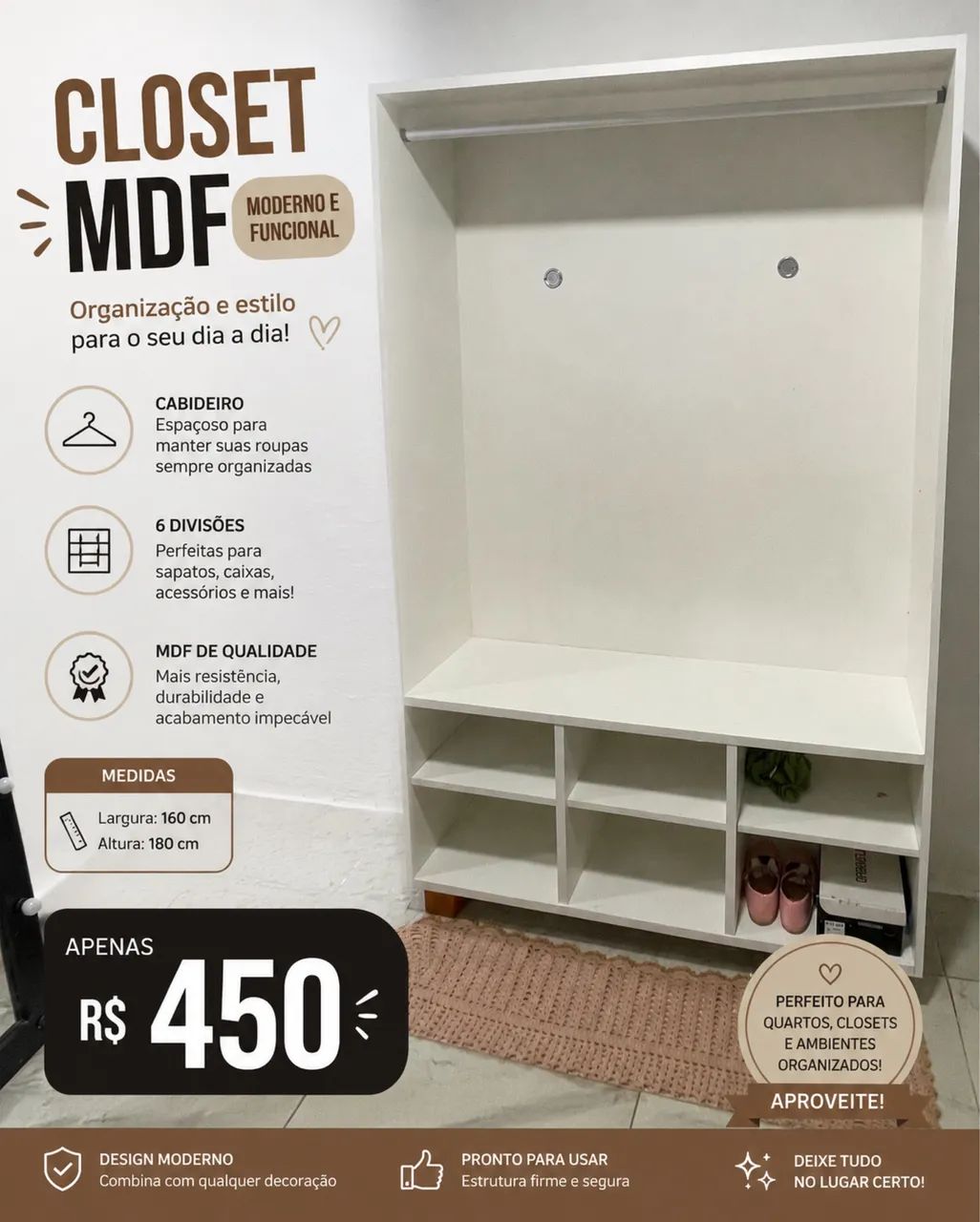 Closset de Mdf 