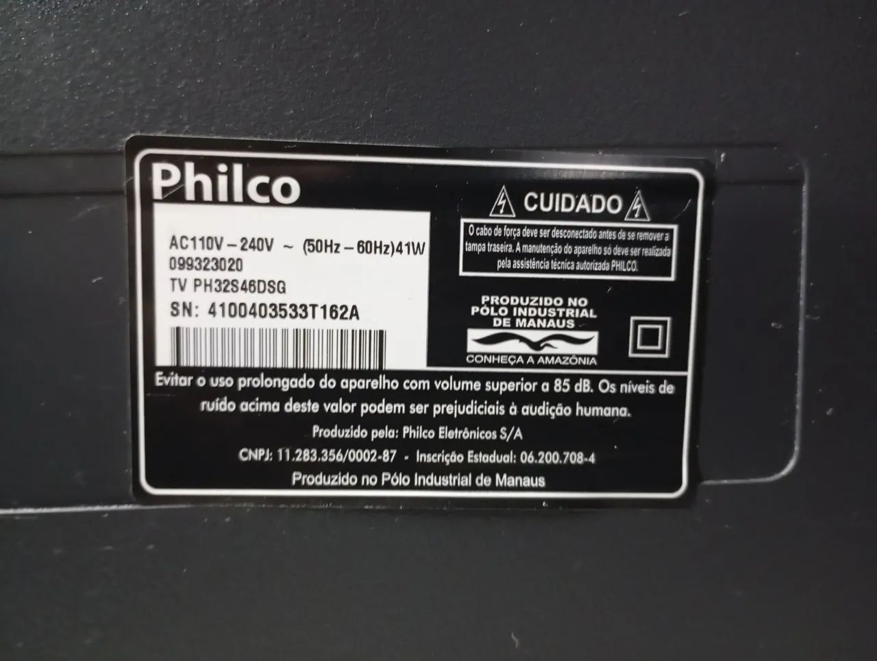 Tv smart Philco 32 polegadas 