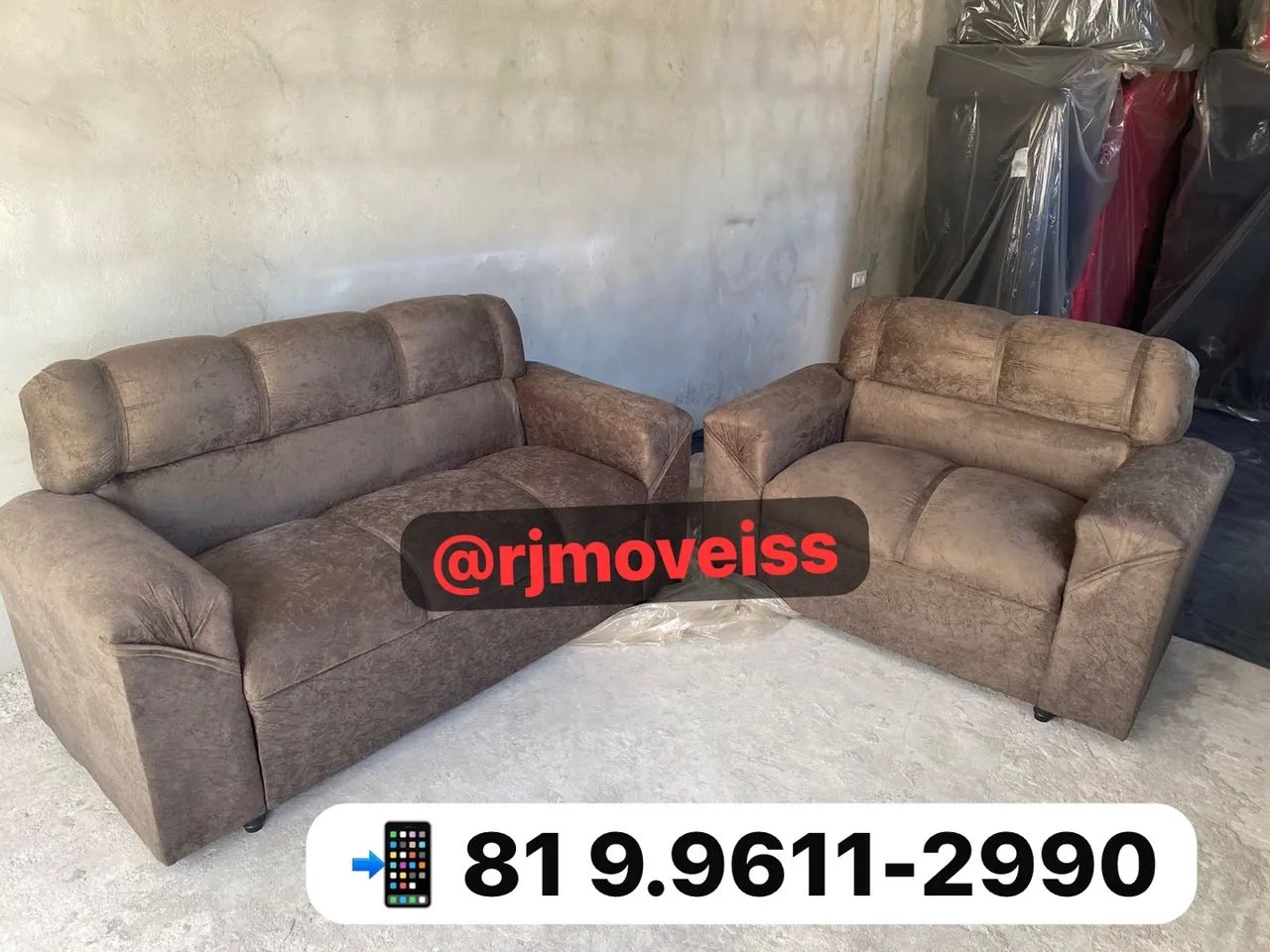 Sofás pronta entrega novos $499