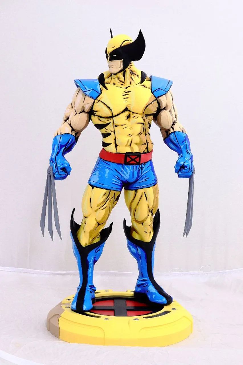 Boneco do Wolverine impresso em 3d