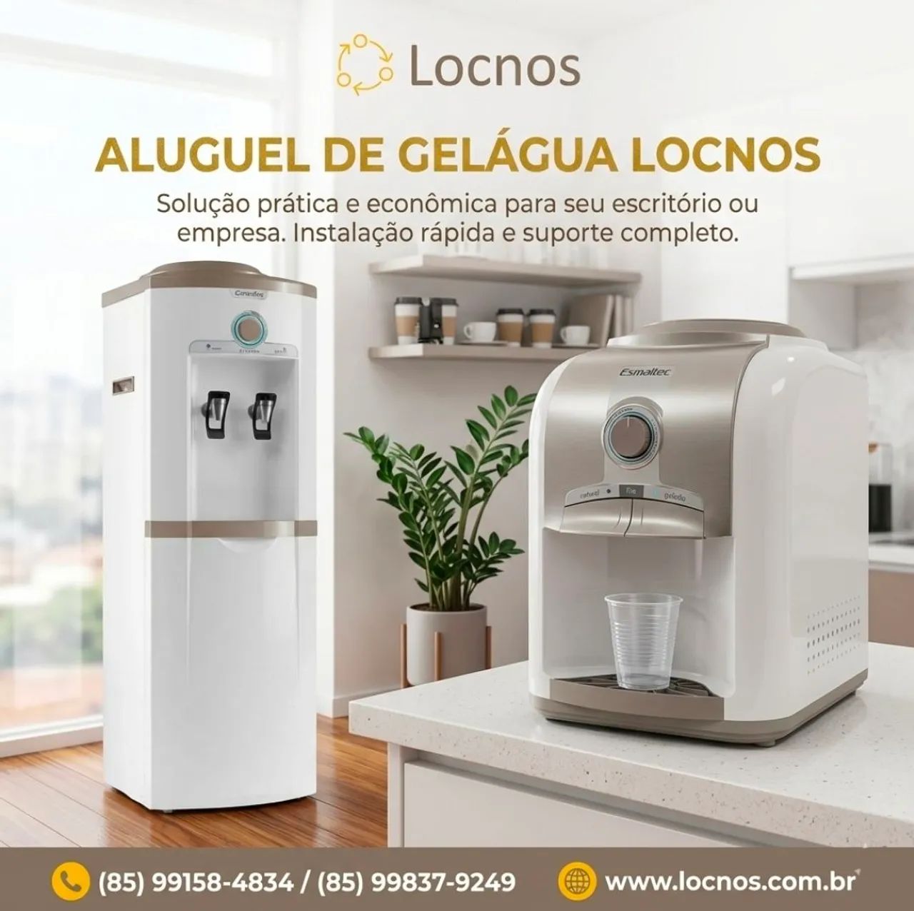 Aluguel de bebedouro gelagua esmaltec