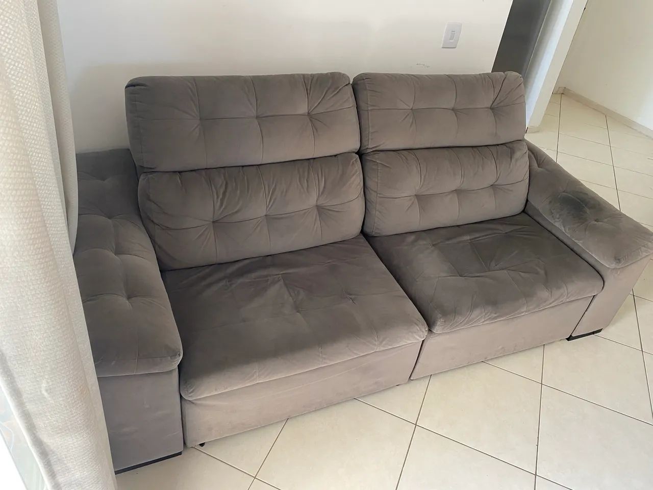 Sofá retrátil 2,40m BARATO!!! - Foto 2