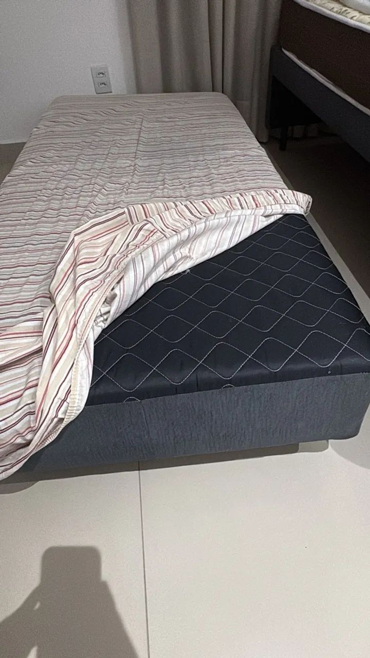 Cama box casal não conjugada - Foto 4