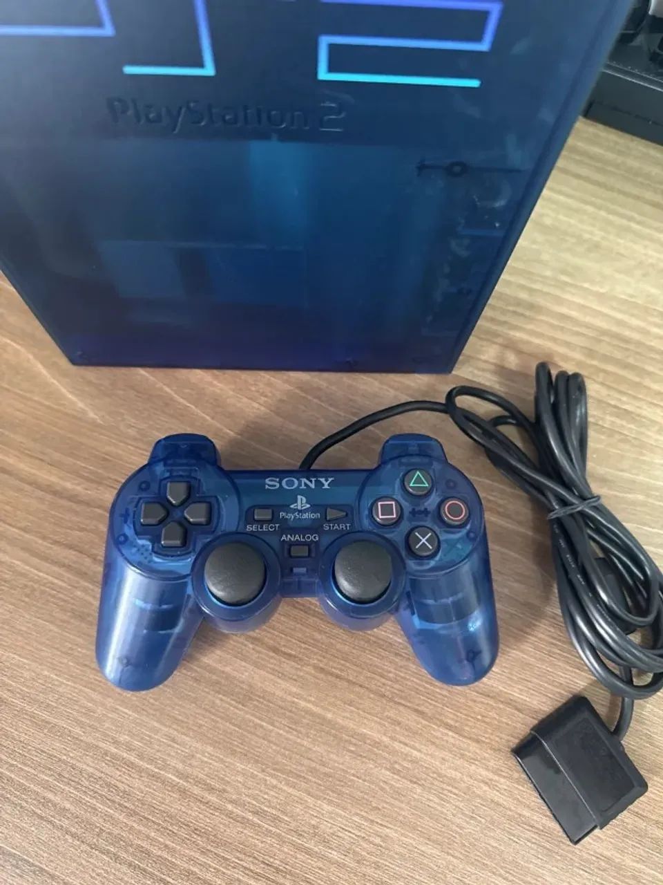 Console Playstation 2 Fat Ocean Blue - Perfeito estado - Foto 2