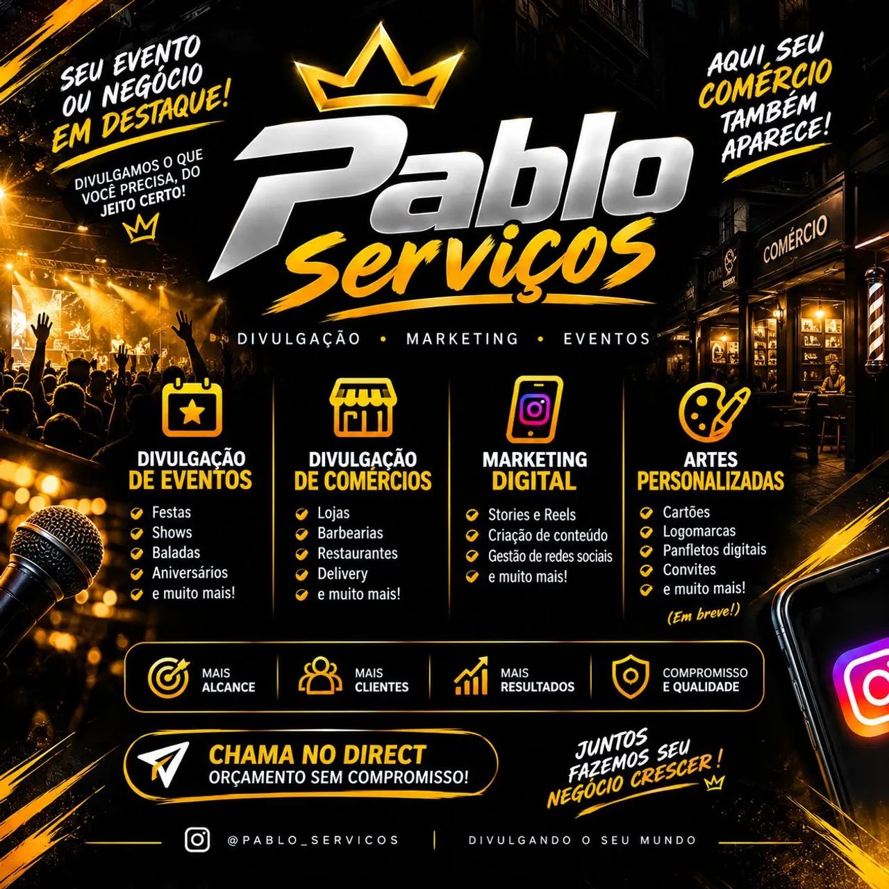 PABLO SERVIÇOS FAÇA SEU ORÇAMENTO 