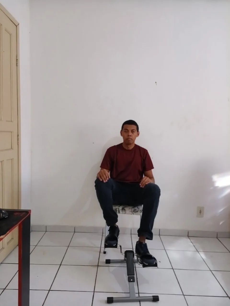 Mini Bike Ergométrica Braços e Pernas Com Painel - Foto 3