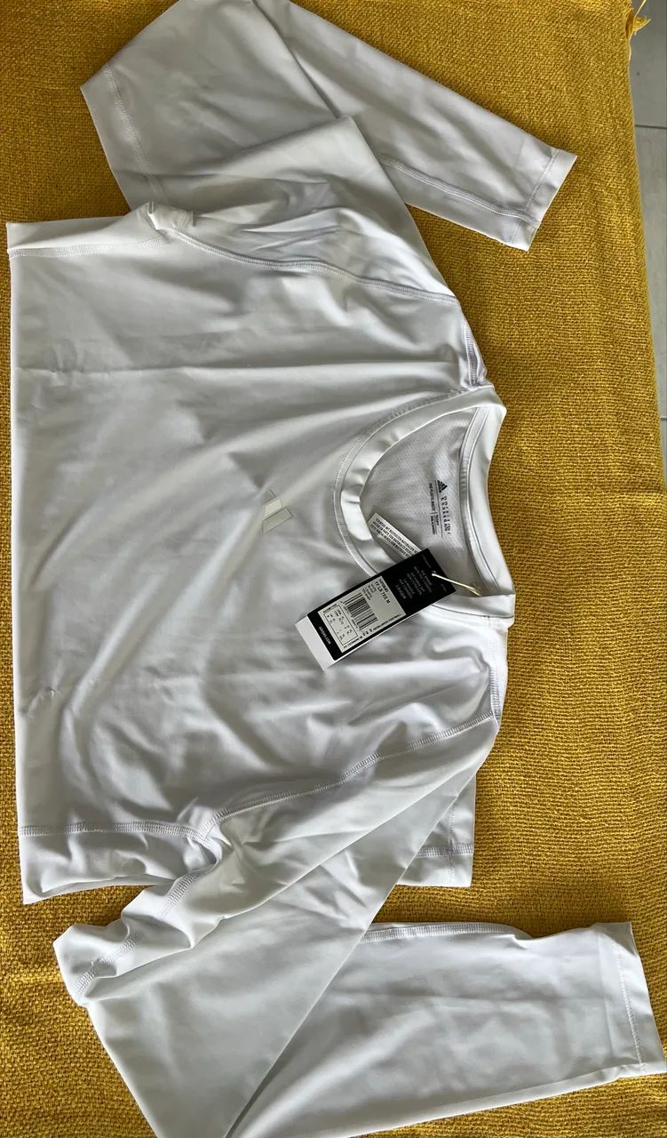 Camiseta Adidas Manga Longa Techfit Aeroready  - Foto 2