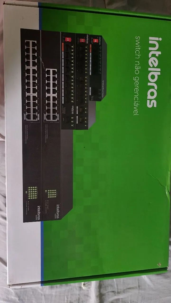 Vendo switch não gerenciável da Intelbras 