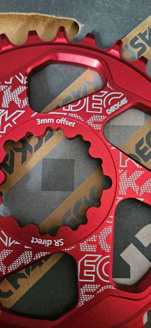 Coroa 32 Deckas padrão Sram Nova - Foto 4