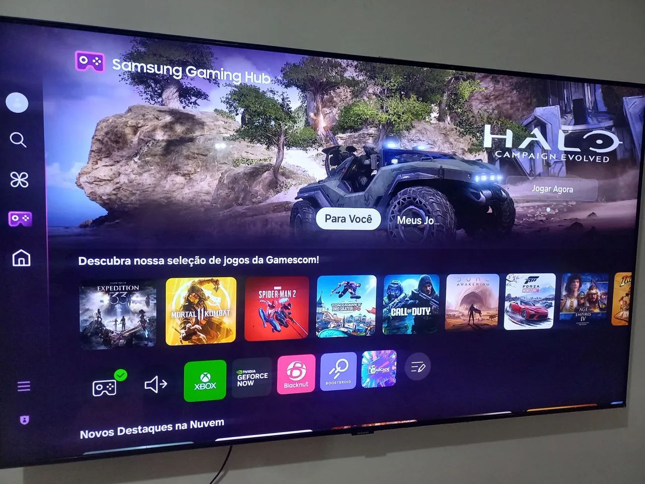 Vendo TV Samsung 55 polegada 4k com Bluetooth e xbox - Foto 2