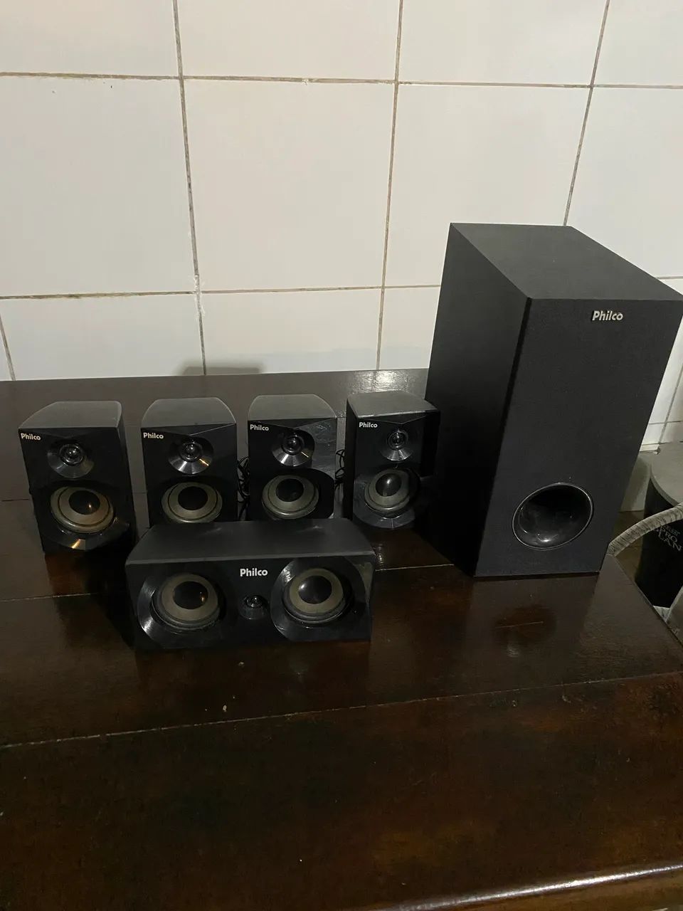 Caixas de som home theather Philco 