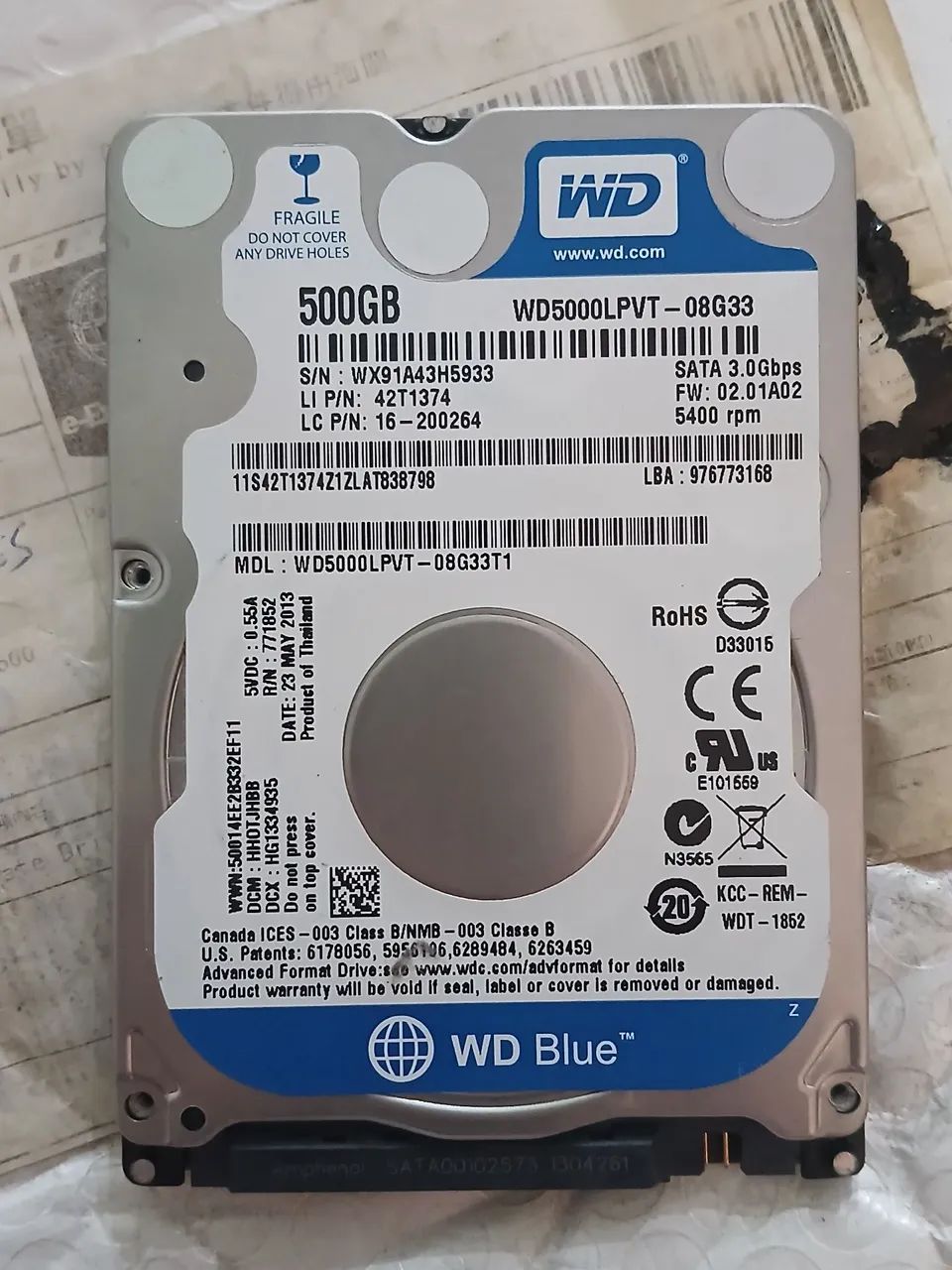 WDBlue novo  