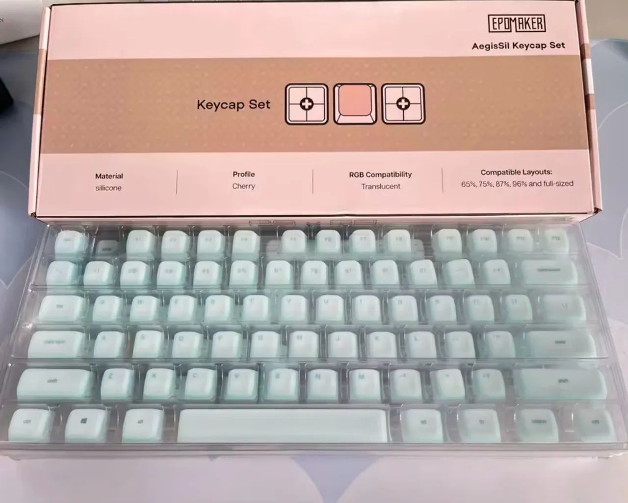 Keycaps de Silicone EPOMAKER 128 Teclas - Foto 2