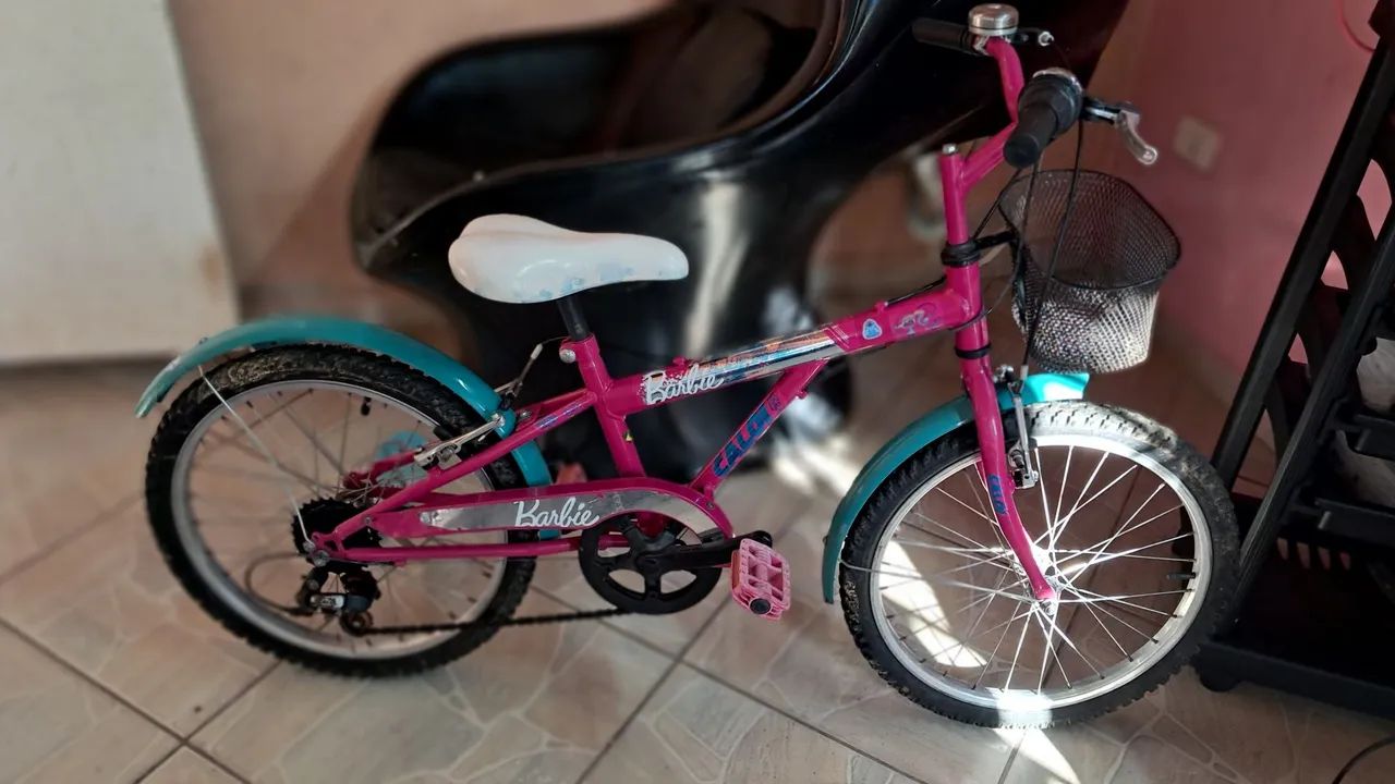 Linda bicicleta aro 20 só pegar e andar - Foto 4
