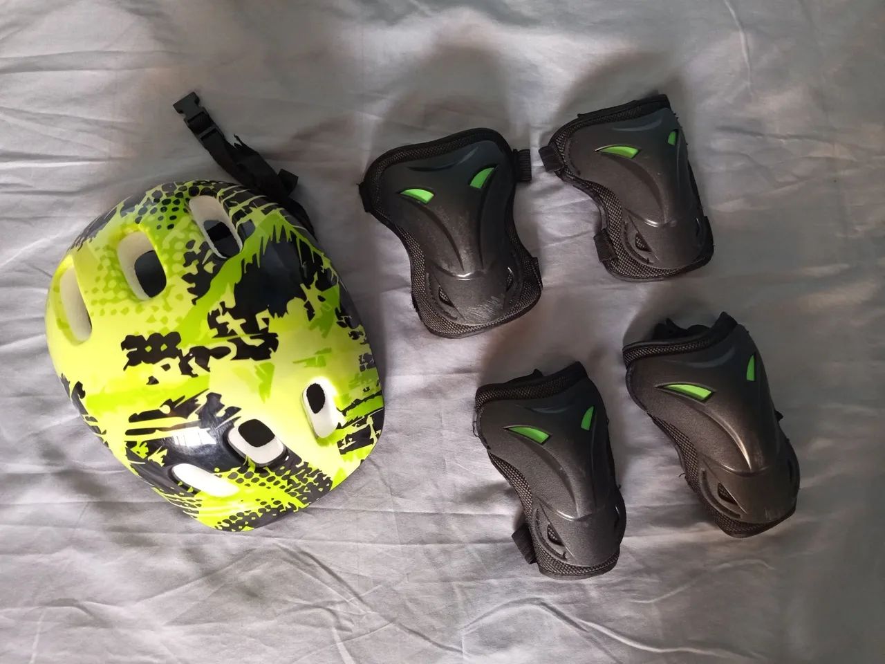 Kit de Proteção Infantil Radical Green 