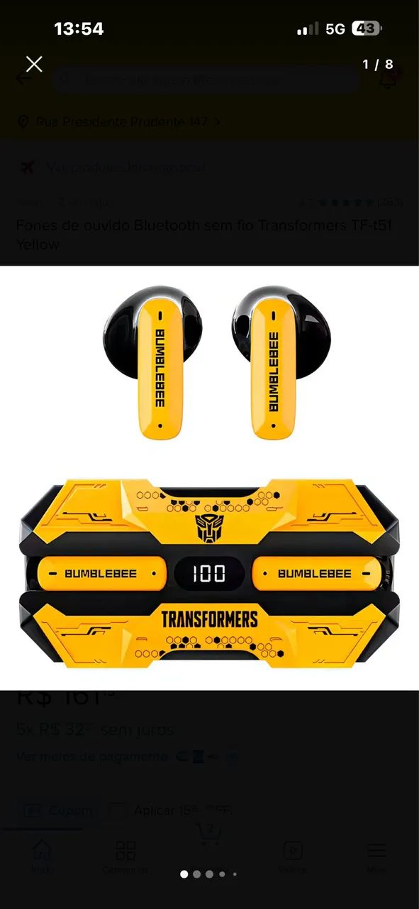 Fone tws tranformers - Foto 4