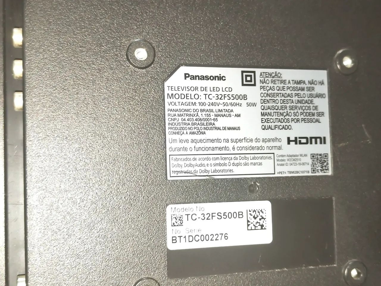 TV Panasonic LED LCD 32 display quebrado - Foto 5