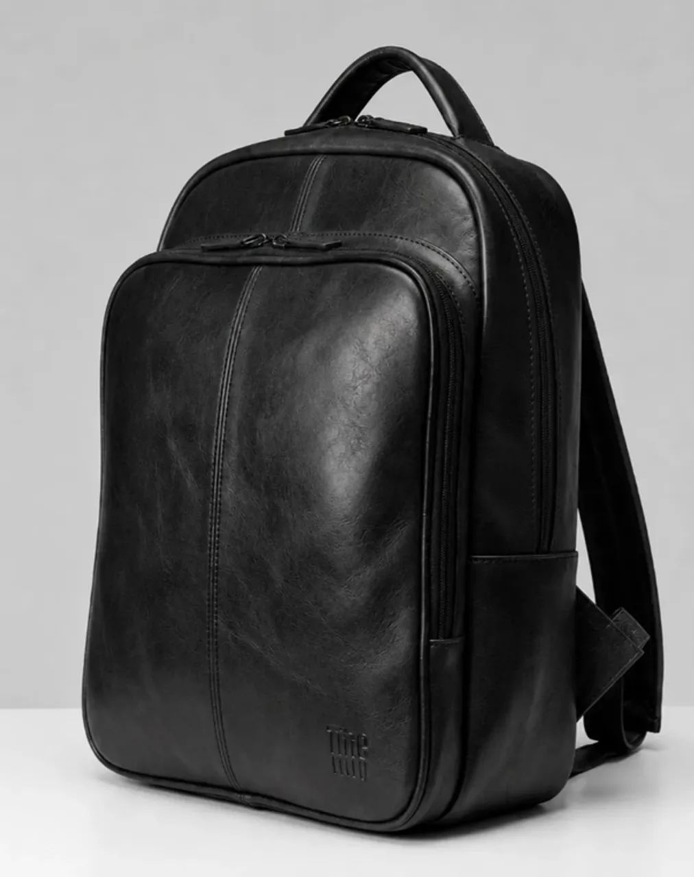 Mochila de Couro Legítimo - cor Marrom - Foto 5