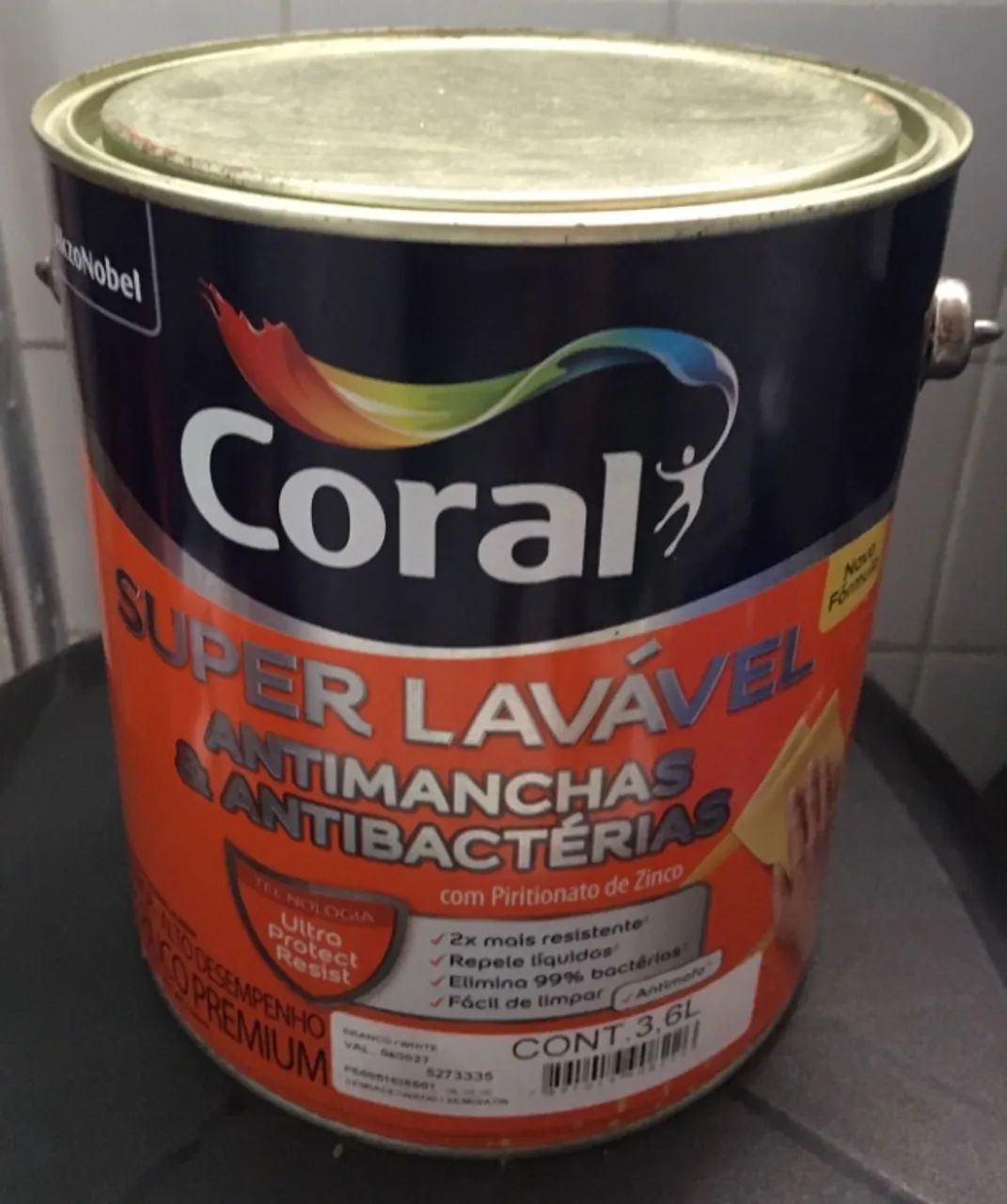 2 Tintas 3,6l + 2 Massa Acrílica 25 kg cada 