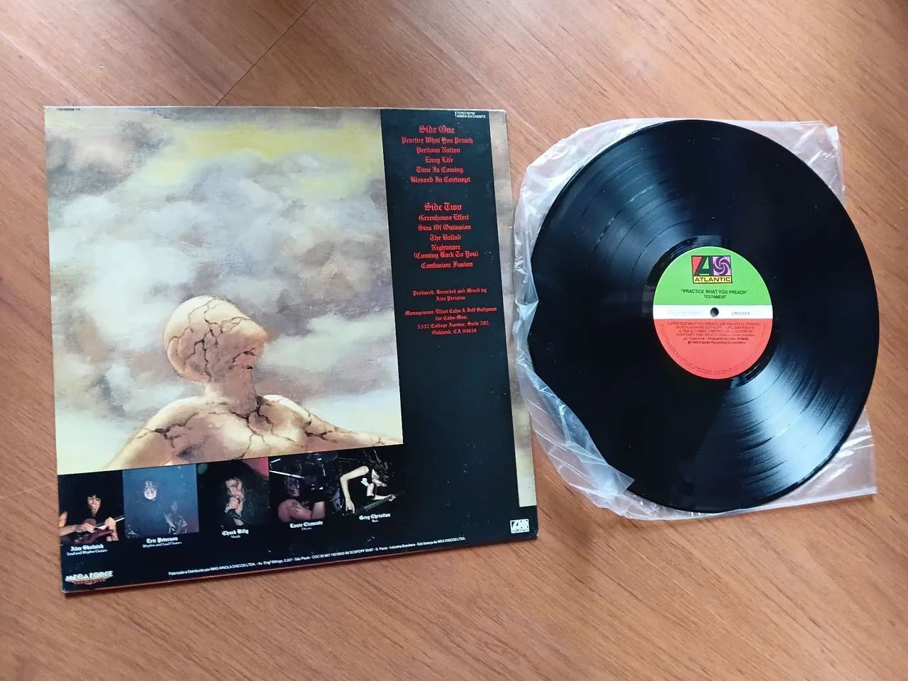 DISCO VINIL TESTAMENT PRATICE WHAT YOU PREACH - Foto 2
