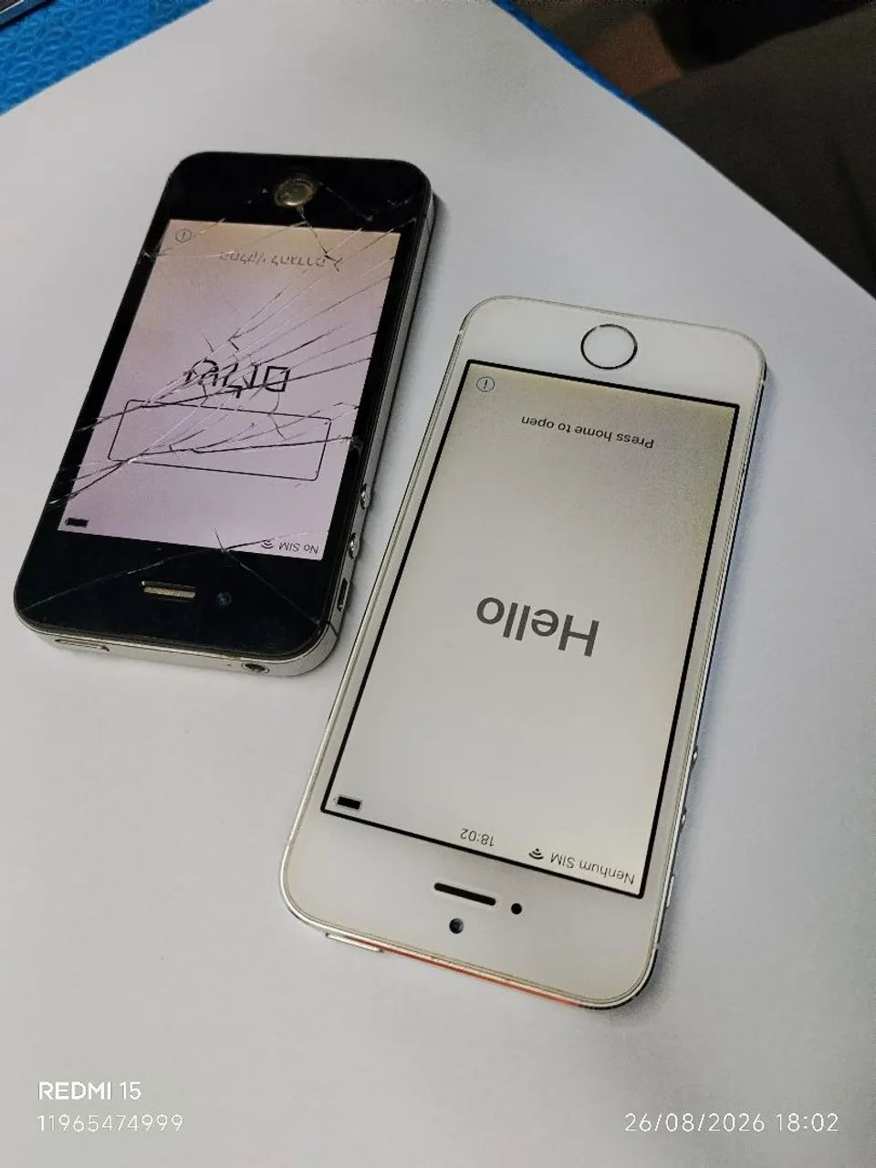 Kit iphone 5s e iphone 4s leia o anuncio
