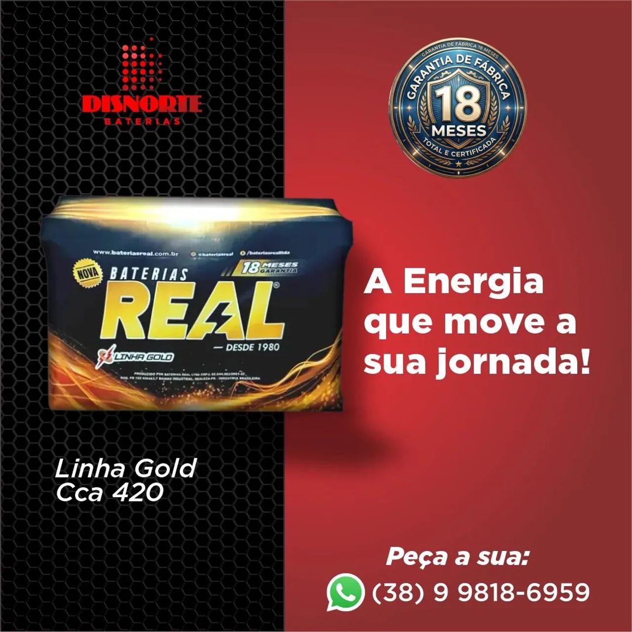 Bateria carro , moto ou caminhão 
