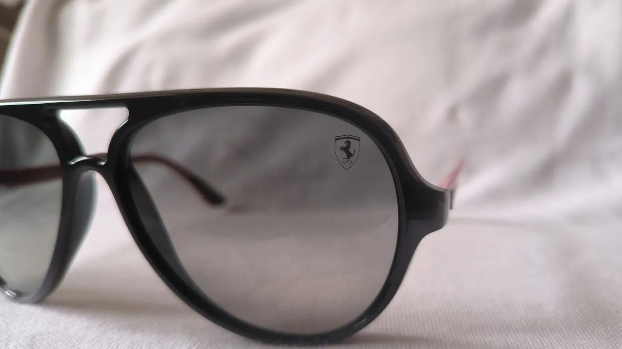 Óculos de sol Ray-ban Scuderia Ferrari Original - Foto 4