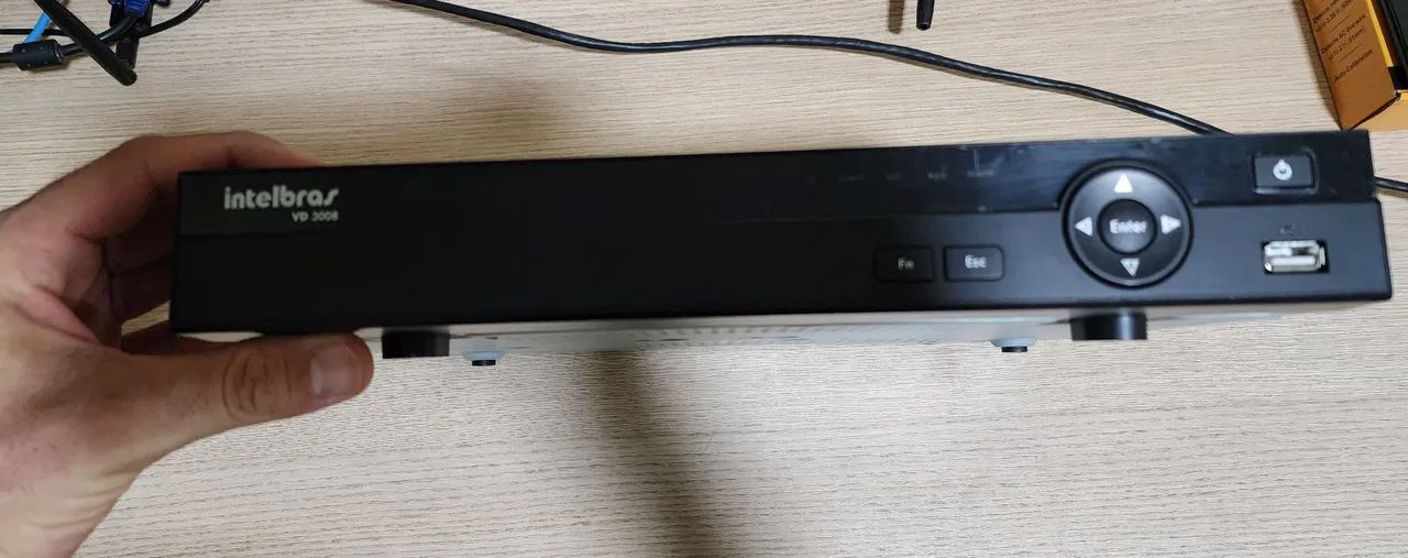 Gravador Digital VD 3008 Intelbras, só pega câmera analógica de resolução até D1 - Foto 4
