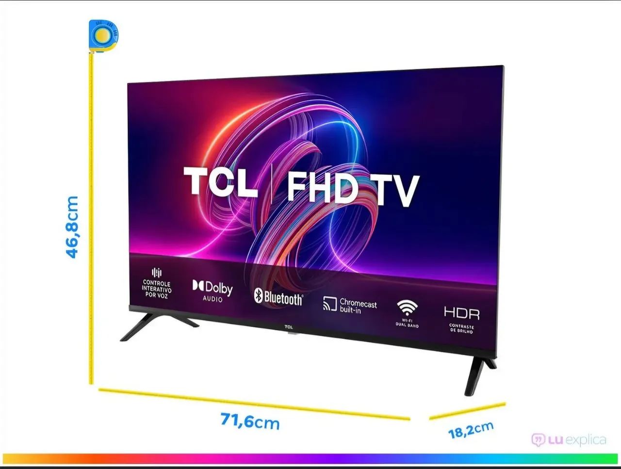 Vende-se Smart TV 32 Full HD Led TCL - Foto 2