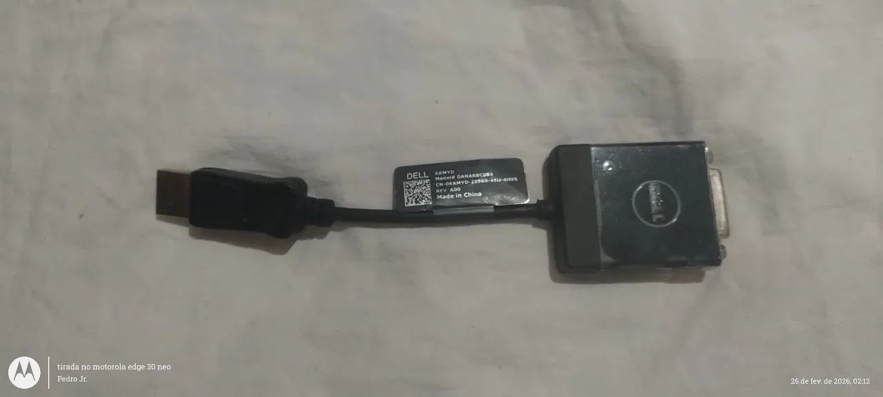Adaptador DELL Display Port para DVI