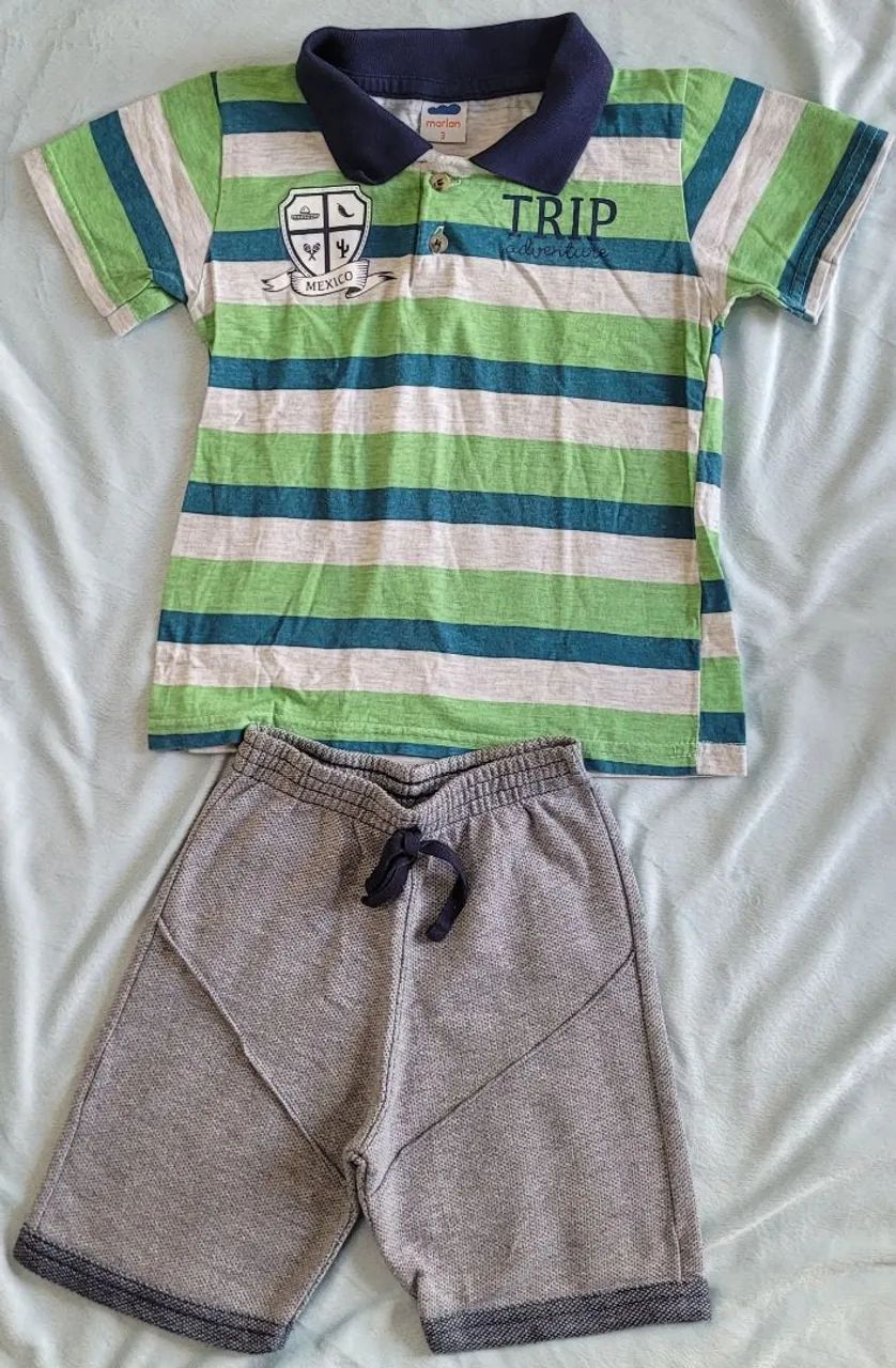 Conjunto arrumadinho - Polo e bermuda