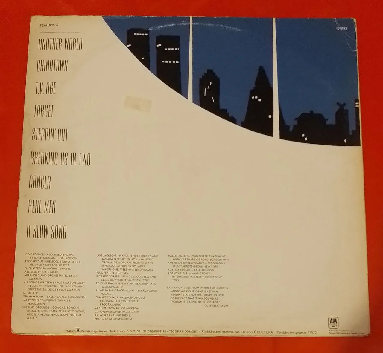 Lp Vinil Joe Jackson Night and Day (VG+) - Foto 2