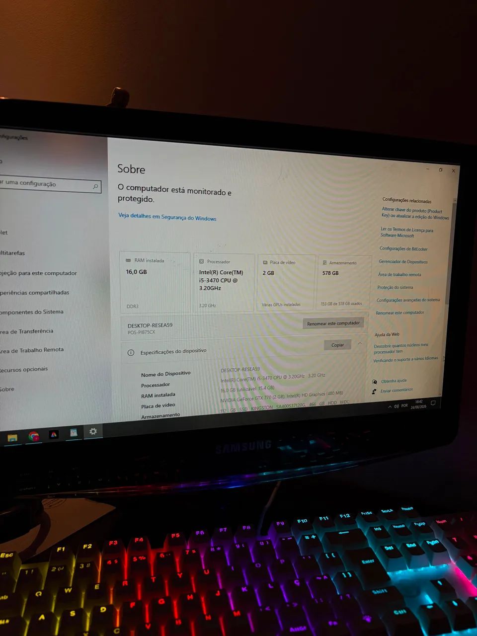 PC GAMER + MONITOR  - Foto 4