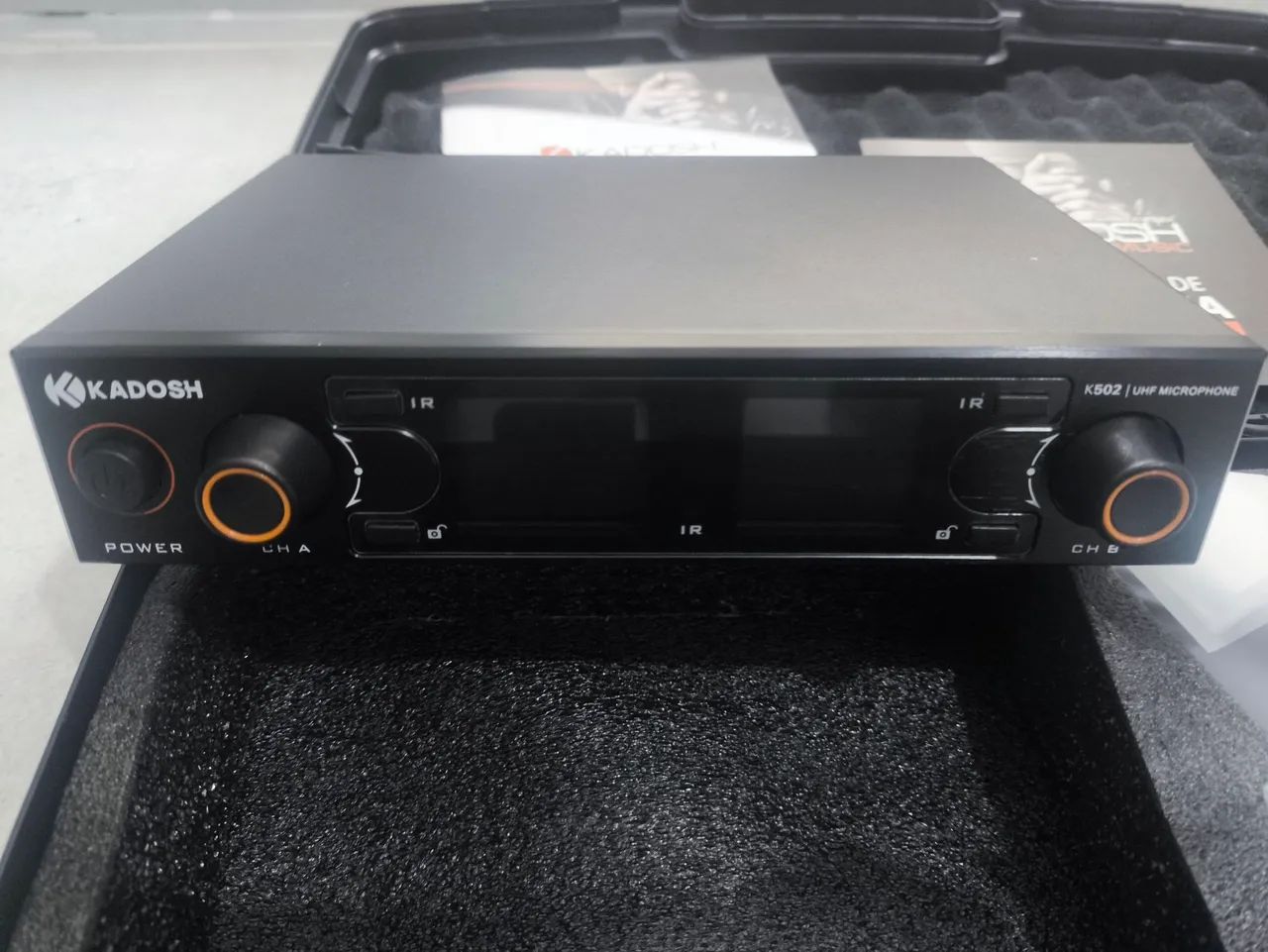 MICROFONE KADOSH LACRADO NOVO NA CAIXA COM NOTA - Foto 2